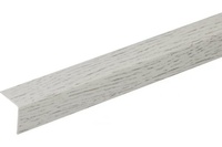 уголок ПВХ 30*30 ясень серый двухсторонний