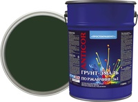 Грунт-эмаль по ржавчине 3в1 "Простокрашено" 5кг зеленая