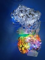 Гирлянда 3*2 штора Бабочки метал.