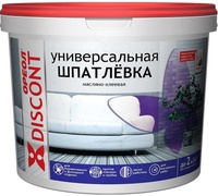 Шпатлевка Ореол Дисконт универсальная масляно-клеевая для внутренних работ 1,5кг