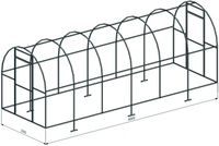 теплица 6*2м МИНИ выс (каркас 20*20 оц) шаг 1м
