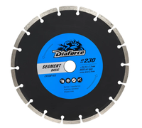 Диск алмазный 230*22,23*7,5*2.4мм DIAFORCE SEGMENT BASIC сухой рез 510230
