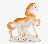 Фигурка лошадки фарфоровая 1251 маленькая