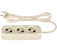 Удлинитель 3*2м без заземл. 10А Е-203 ПВС 2*0,75 9631963