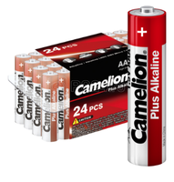 Элемент питания алкалиновый AAA/LR03 1.5В Plus Alkaline LR03-PB24 (уп.24шт) Camelion 7615