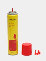 Газ для запраки зажигалок  270мл ГС010 Zigler
