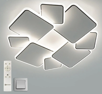 Светильник управляемый светодиодный INDIGO 100W 8S-RC-500x60-WHITE/BLACK/WHITE-220-IP20