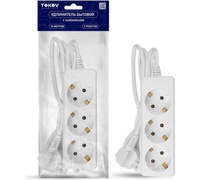 Удлинитель 3*10м с заз.16А 3*1 Tokov 3-10-1-Z