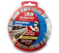 Диск алмазный 125*12*22,23мм бетон, жел-бетон "Hardcore" турбо-сегмент 182125/185125