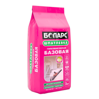 Шпатлевка гипсовая базовая БОЛАРС белая 5 кг