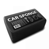 Губка автомобильн. Grass черная прямоугольная 190*110*55мм