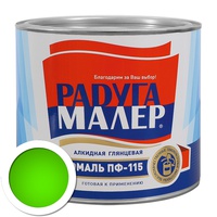Эмаль ПФ-115 Радугамалер 6кг. ярко-зеленая