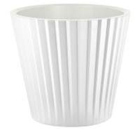 Горшок для цветов пласт. INGREEN SAND 280мм 10,5л с дренажной вставкой белый IG640310048