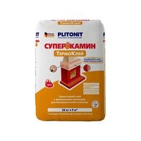 Клей плиточный Плитонит Термостойкий Супер-камин  25кг