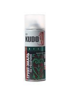 Грунт-эмаль аэроз по ржавчине КУДО 520 мл черная 9005