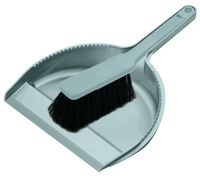 Щетка-сметка "Sicilia" с совком 70*230*330мм Светло-голубой