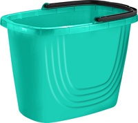 Ведро пласт. 8л Disco прямоугольное аквамарин