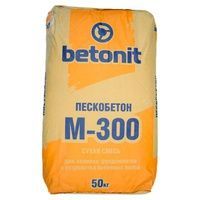 Смесь М-300 пескобетон 50 кг Бетонит