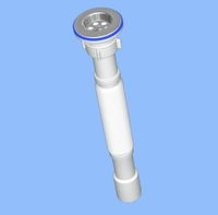 Сифон гофрированный удлинённый 1 1/2"х40/50 (G116) (003055)