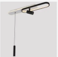 Люстра Trattato 2783-1+1P WH+BK, LED 74W+6W