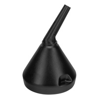 Воронка пласт д.160мм с сетчатым фильтром 53723