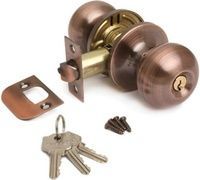 Ручка-защелка AVERS 6082-01 медь с ключом