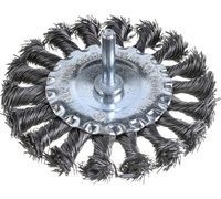 Щетка д/дрели плоская витая 100мм Matrix 74432