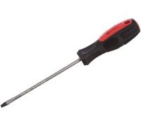 Отвертка Anti-Slip SL4.0*100мм двухкомп. рукоятка Матрикс 12210