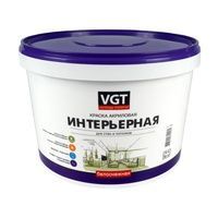 Краска ВД-АК-2180 интерьерная 15 кг белоснежная ВГТ влагостойкая
