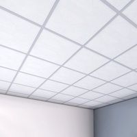 Потолок подвесной с комплектующими + плитка "Ритейл" 600*600*12мм