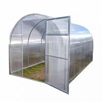 теплица 2*4 МИНИ выс 1,95м (шаг 1м, 4 усилений) труба 20*20 оцинк.