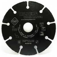 Диск пильный универсальный 125*22,23мм hilberg super wood TRIO-DIAMOND