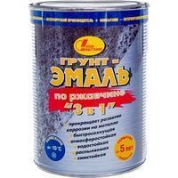 Грунт-эмаль 3в1 Новбытхим серая 3л.