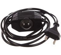 Шнур с электр.вилкой с диммером.1,5м 120Вт Сибиртех