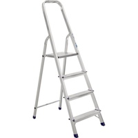 Стремянка стальная 4 ступеней алюминиевая