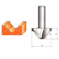 Фреза Глобус Пазовая фасонная R8*D36*h20*d8 2051 R8