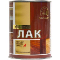 Лак паркетный глянцевый бесцв. 0,9л Радугамалер