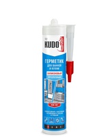 Герметик KUDO HOME для ванной и кухни силиконовый Белый