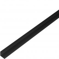 уголок алюминиевый 20*20 1,0м. черный муар