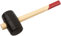 Киянка резиновая, деревянная ручка 70мм (750гр) 45375