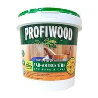Лак антисептик для бань и саун EMPILS PROFIWOOD влагостойкий водно-дисперсионный 2,5 кг