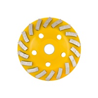 Диск алмазный шлифовальный Турбо-сегмент (125х22.2 мм) FIT 39516