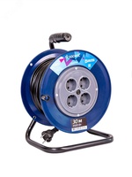 Удлинитель на катушке 4*40м с/з 16А 3,5кВт 2*1 Космос