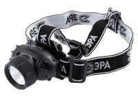 Фонарь налобный GB-410 на батарейках 3хААА 3 режима IP44 черн. ЭРА Б0051463