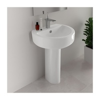 Умывальник с полупьедесталом SANITA LUXE "BEST"