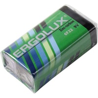 Элемент питания ERGOLUX 6F22 крона 12443