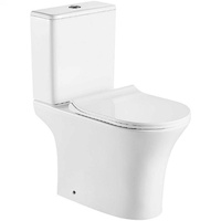 Унитаз-компакт FRETTA ROUND N безободковый,универ.выпуск,микролифт (AZ-7121) Azario