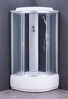 Кабина душевая 900*900*2150 матовое стекло, высокий поддон ТМ109