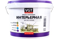 Краска ВД-АК-2180 интерьерная влагостойкая белоснежная 3кг