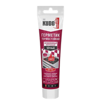 Герметик Кудо термостойкий черный 110мл KST-152
